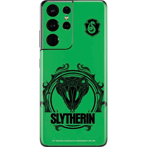 Wizarding Worlds Harry Potter Slytherin Illustration Galaxy S21 Ultra 5G Skin